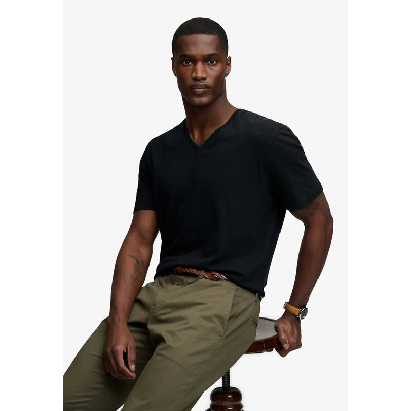 Superdry Classic Cotton Linen Vee image number 2